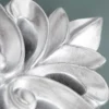 Eleganter Wandspiegel VENICE 75x75cm silber antik Barockstil