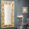 Eleganter Wandspiegel VENICE 180x90cm gold antik Barockstil