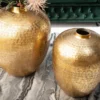Elegantes Vasen 2er Set ORIENTAL 33cm gold in Handarbeit verziert