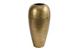 Elegante Vase ORIENTAL 50cm gold im Wild Hammerschlag Design
