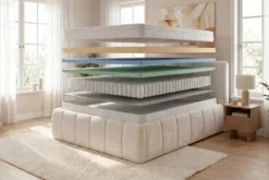 Ergonomische Boxspringmatratze CLOUD FLEX 180x200cm Tonnentaschenfederkern 7-Zonen