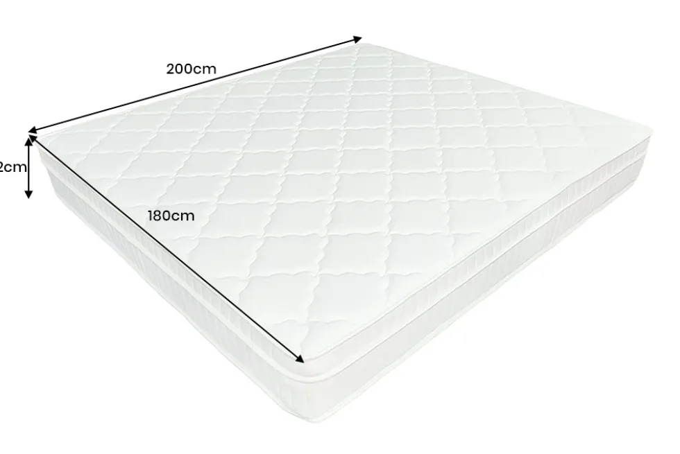 Ergonomische Matratze mit Topper CLOUD FLEX 180x200cm Tonnentaschenfederkern 7-Zonen