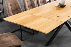 2er Set Ansteckplatten WILD OAK 50cm natur Wildeiche Verlängerung Schweizer Kante