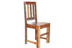 2er Set Massiver Holz Stuhl JAKARTA aus recycelten Fischerbooten