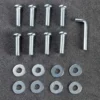 2er Set Tischgestell U-FRAME 70cm Edelstahl gebürstet matt Tischbeine Kufe Esstisch