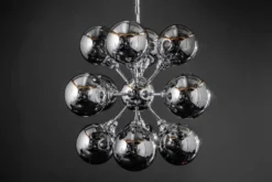 Extravagante Hängeleuchte GALAXY 72cm silber Hängelampe Modern Design