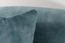 Extravagantes Sofa ELEMENTAL 180cm petrol Samt 2-Sitzer Couch mit Federkern
