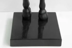 Extravagante Stehlampe BLACK BEAUTY 130cm schwarz Pferdefigur