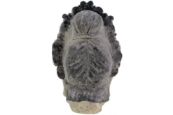 Figur BUDDHA HEAD 45cm mehrfarbig handmade Deko-Kopf Blumengöttin