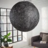 Filigrane Hängelampe COCOONING XL 60cm schwarz Kugelleuchte