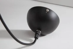 Filigrane Hängelampe COCOONING XL 60cm schwarz Kugelleuchte