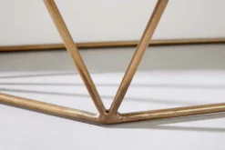 Filigrane Konsole DIAMOND 90cm Mango messing Massivholz Metall