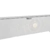 Handgearbeitetes TV-Lowboard GOLDEN SUNSET 180cm schwarz mit 3D Schnitzereien gold Mangoholz massiv Metallfüße
