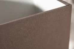 Handgearbeitete Treibholz Tischleuchte EUPHORIA 45cm braun mit Leinenschirm