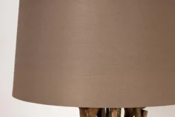 Handgefertigte Stehlampe WILD NATURE 158cm grau Treibholz Stehleuchte Leinenschirm