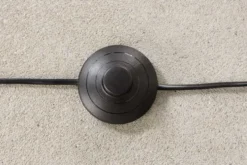 Handgefertigte Stehlampe WILD NATURE 158cm grau Treibholz Stehleuchte Leinenschirm