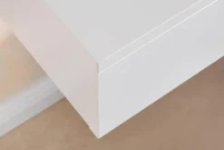 Hängender Nachttisch FLOATING 35cm weiß Regal mit Schublade
