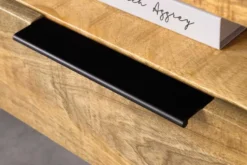 Hängendes TV-Board IRON CRAFT 160cm natur Mango Massivholz drei Schubladen Lowboard