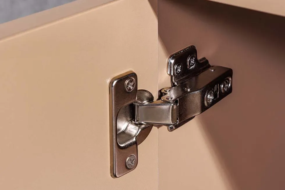 Hängendes TV-Board LOFT 160cm natur grau beige greige drei Fächer mit Schublade