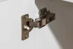 Hängendes TV-Board LOFT 160cm weiß natur drei Fächer mit Schublade