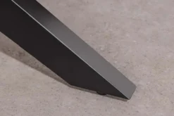 Imposanter Esstisch ZEUS 200cm natur Eiche schwarz mit Sterngestell Metall