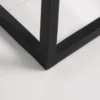 Industrial 2er-Set Couchtische FIRE & EARTH 45cm Mangoholz massiv Schiefer Metall schwarz