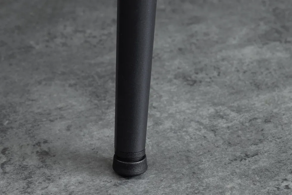 Industrial Esstisch APARTMENT 140cm grau Beton-Design schwarzes Metallgestell