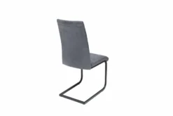 Industrial Freischwinger Stuhl APARTMENT antik grau mit Metallgestell