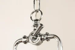 Industrial Hängelampe INDUSTRIAL 45cm silber Chrom Designklassiker