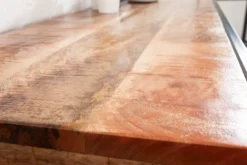 Industrial Konsolentisch INDUSTRIAL 120cm Mango mit schwarzen Beinen