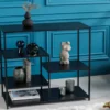 Industrial Regal DURA STEEL 90cm schwarz Metall Konsole