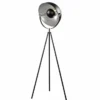 Industrial Stehlampe STUDIO 150cm schwarz Blattsilber-Optik neigbarer Schirm
