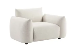In- und Outdoor Gartensessel SEAHAWK creme Aluminium Olefin 1-Sitzer Sofa wetterfest
