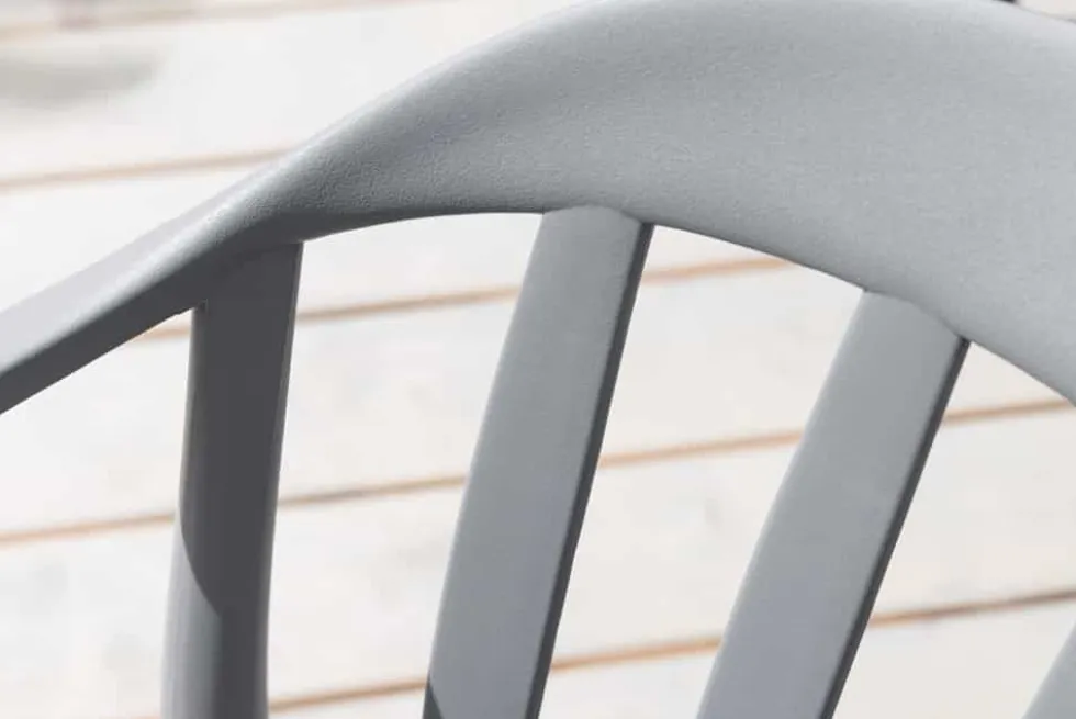 In- und Outdoor Gartenstuhl STUDIO ITALIA anthrazit stapelbar wetterfest