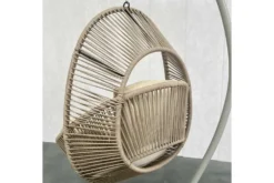In- und Outdoor Hängesessel AIR ROPE beige greige inkl. Kissen