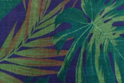 In- und Outdoor Teppich LEAF 240x160cm grün blau Blatt-Design wetterfest