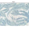 In- und Outdoor Teppich LEAF 180x120cm grün blau Blätter-Design Läufer wetterfest