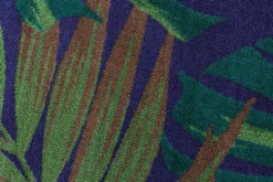 In- und Outdoor Teppich LEAF 180x120cm grün blau Blätter-Design Läufer wetterfest
