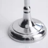 Kerzenständer MODERN BAROCK 120cm silber 5-armig Lüster Aluminium poliert Kerzenhalter