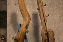 Massive Garderobe HEMINGWAY 200cm Teakholz Kleiderständer