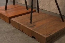 Massive Garderobe HEMINGWAY 200cm Teakholz Kleiderständer