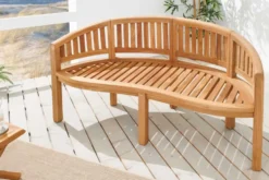 Massive Gartenbank XXL EMPIRE TEAK 150cm natur Teakholz