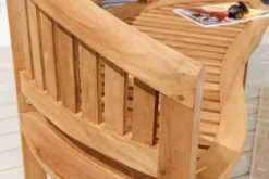 Massive Gartenbank XXL EMPIRE TEAK 150cm natur Teakholz