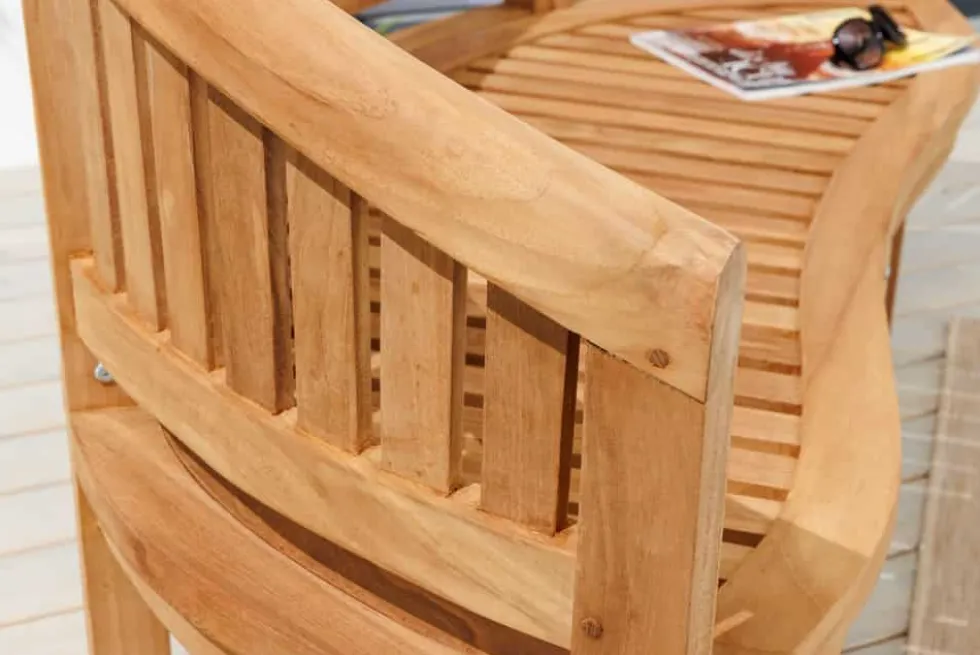 Massive Gartenbank XXL EMPIRE TEAK 150cm natur Teakholz