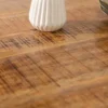 Massiver Esstisch IRON CRAFT 160cm natur Mangoholz Industrial Design schwarz Metall