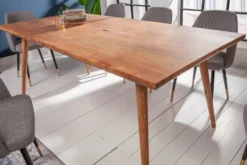 Massiver Esstisch MYSTIC LIVING 160cm Akazie natur Massivholz