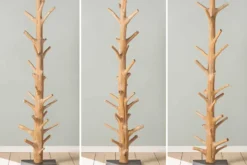 Massiver Garderobenständer TREE NATURE 170cm natur Holz Kleiderständer