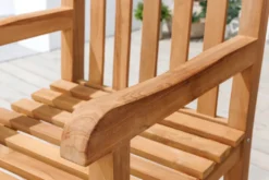 Massiver Gartenstuhl EMPIRE TEAK natur Teakholz Outdoor