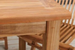 Massiver Gartentisch EMPIRE TEAK 180cm natur Teakholz