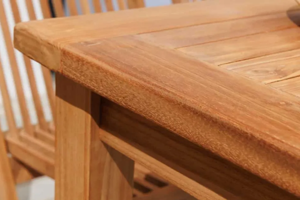Massiver Gartentisch EMPIRE TEAK 180cm natur Teakholz